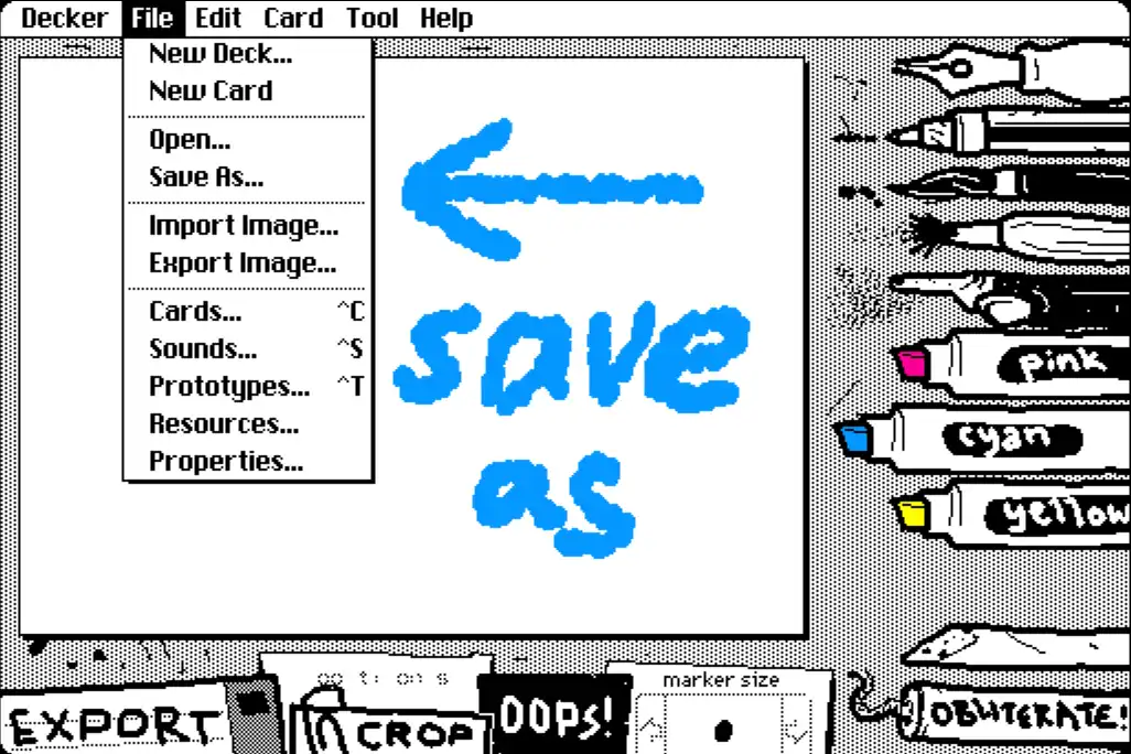 Wigglypaint File Save As